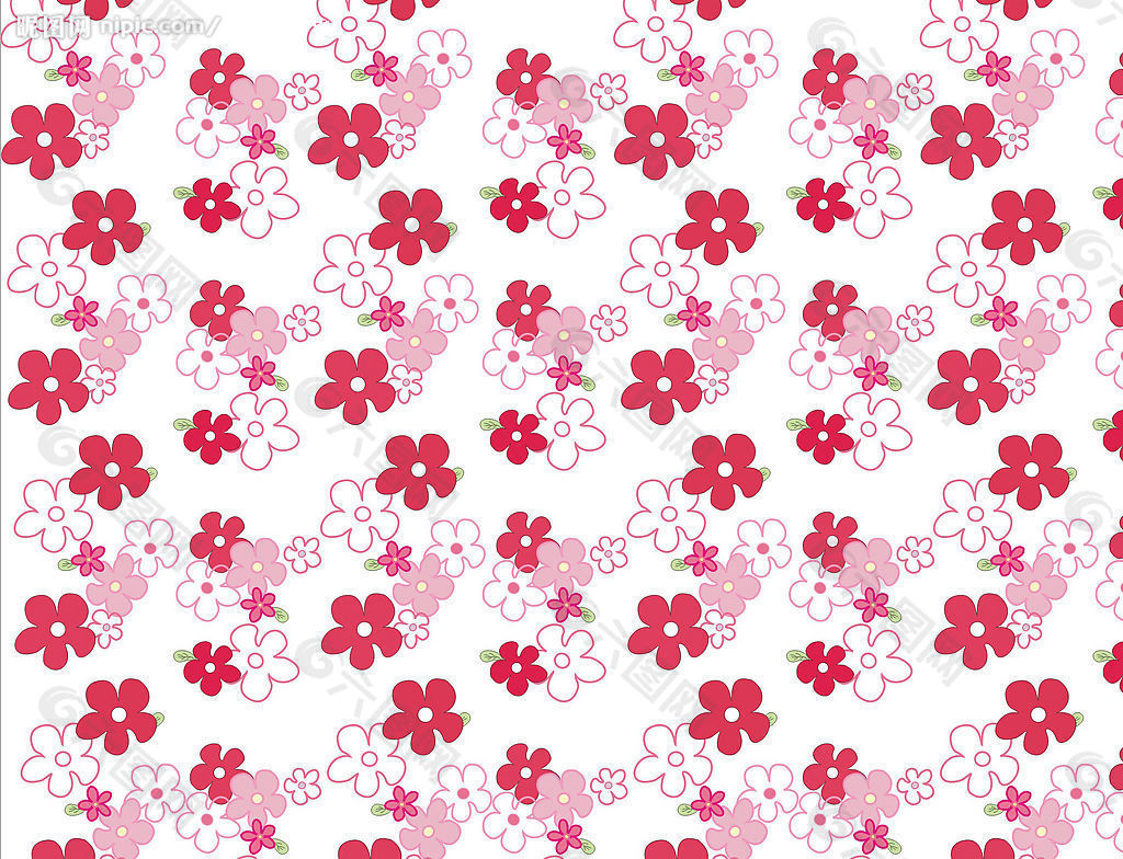 可爱大红花背景图片背景素材免费下载 图片编号 六图网