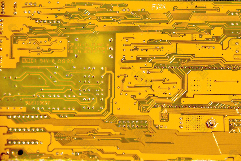 电子电路板2的纹理