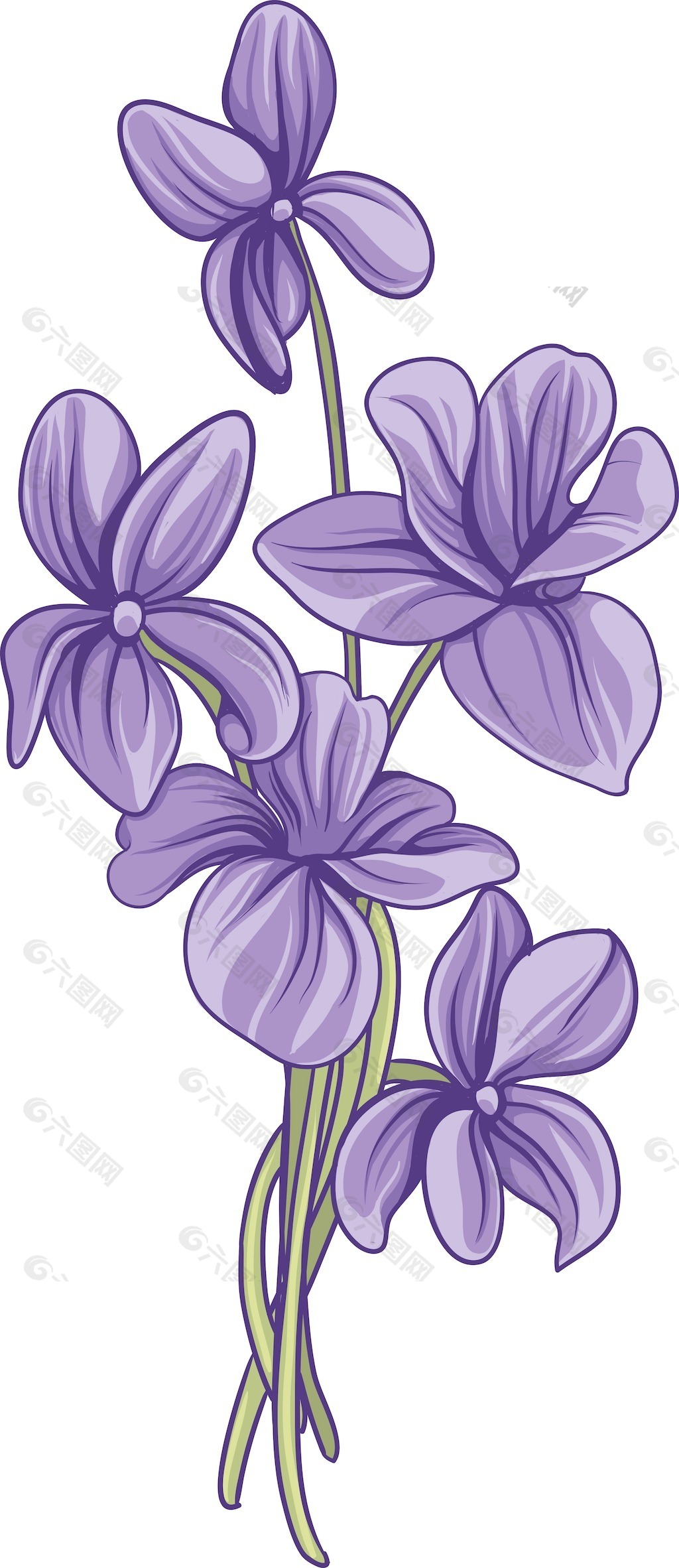 花束矢量元素