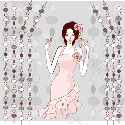 美女插画