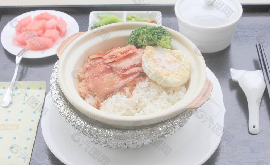 叉烧肉套餐图片