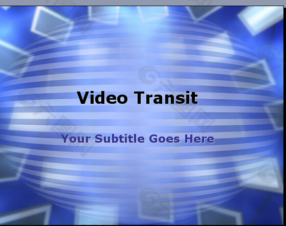 视频运输PPT模板