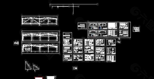 某市钢结构水泥厂包装车间施工设计图