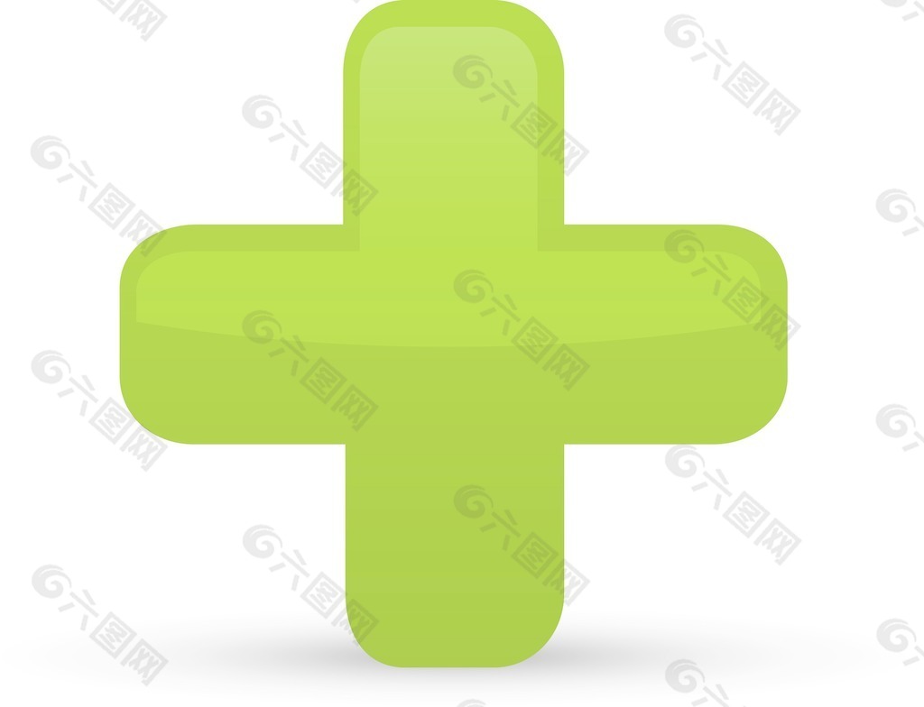 加号 绿色的小应用程序图标设计元素素材免费下载(图片编号:2166350)-六图网