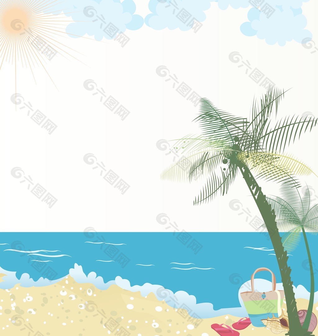 夏天的插图