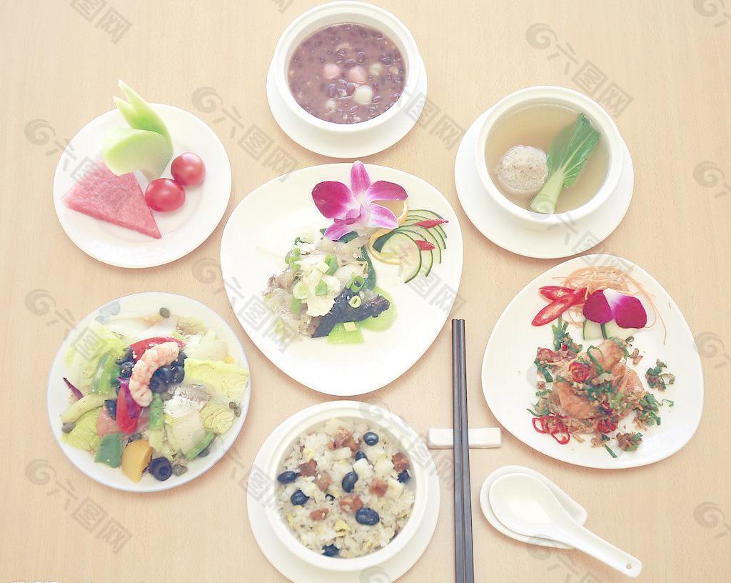 中式套餐图片