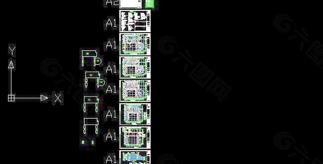 某城市实验小学四层教学综合楼建筑施工图