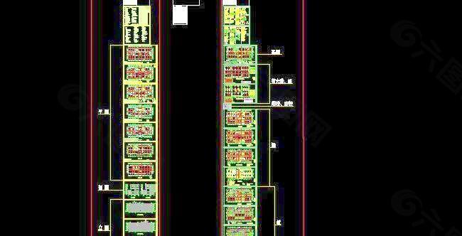 多层剪力墙结构办公楼建筑施工图