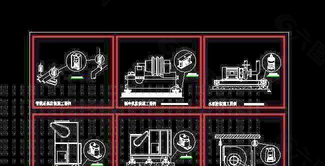 上海某工业区厂房通风暖通设计图