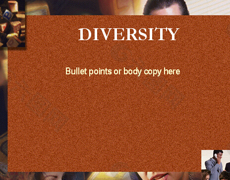 多样性PPT模板