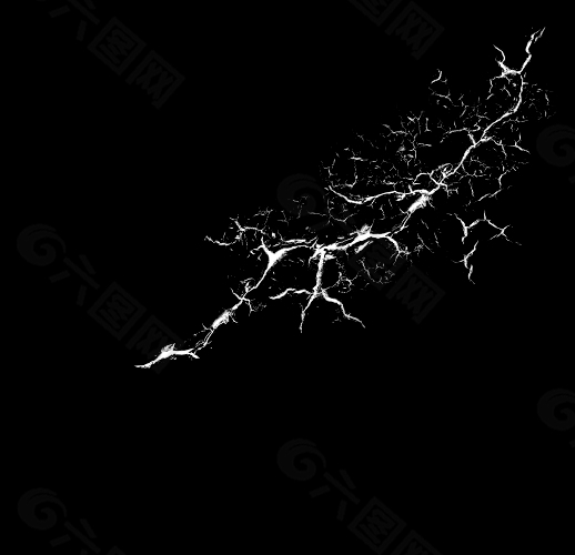 裂痕图形展示模板