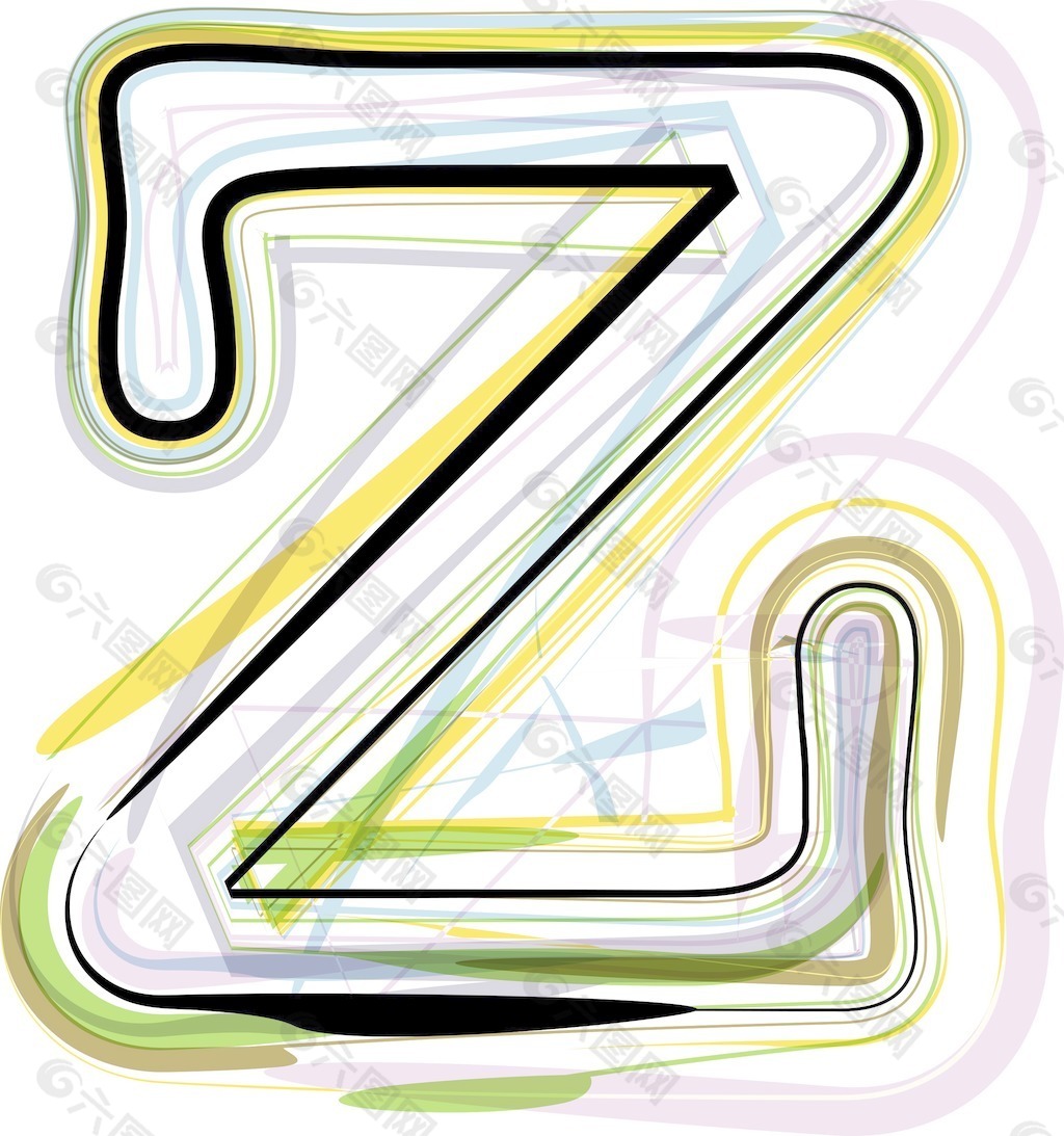 说明有机字体字母z设计元素素材免费下载(图片编号:2202148)