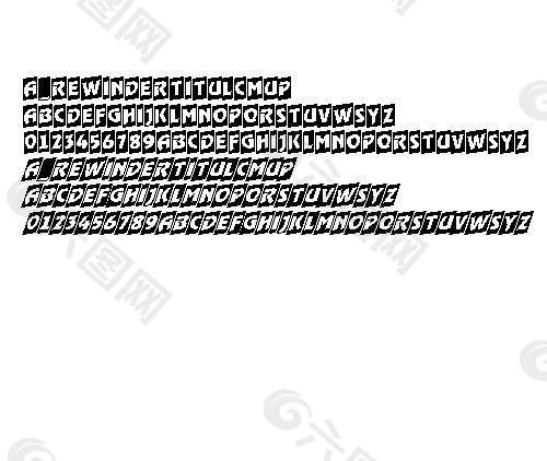 a_RewinderTitulCmUp 英文字体下载