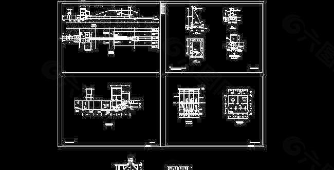 某市工厂水电站施工设计图