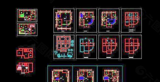 三层经济实用型别墅平面设计图12x13