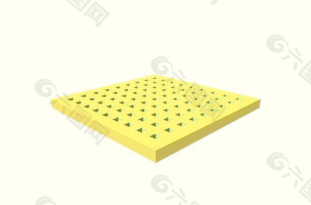 电路原型[方孔的穿孔板]