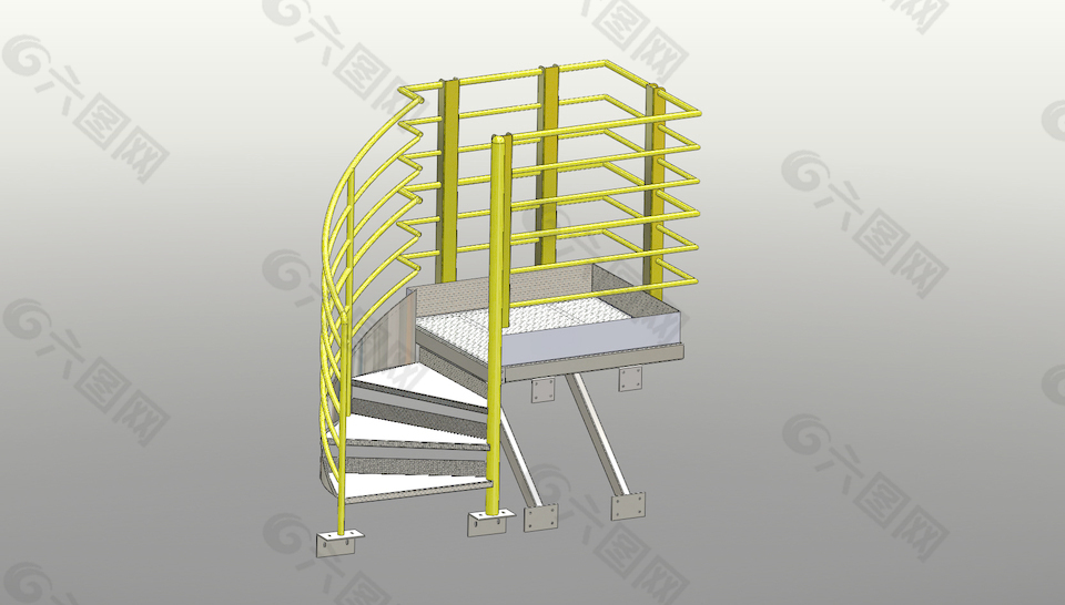 楼梯螺旋样机