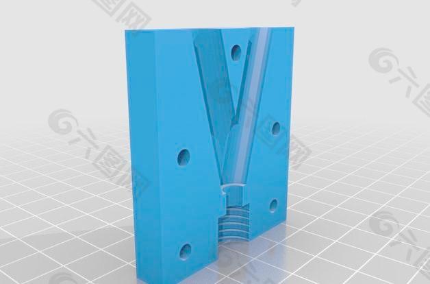 通量电容器与一个单一的hotend 3D印刷的颜色