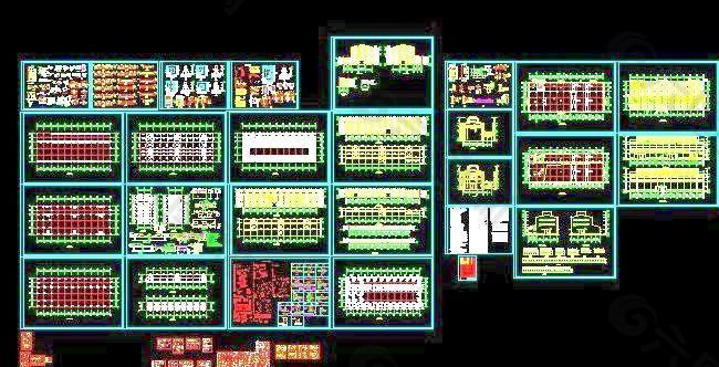 二层钢框架结构施工设计图