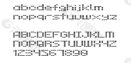 Dot 28 英文字体下载