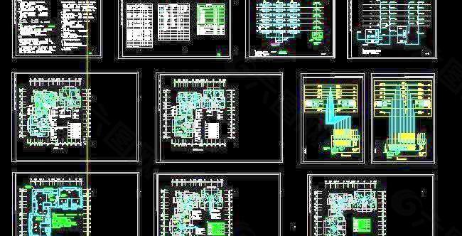多层住宅楼电气施工图