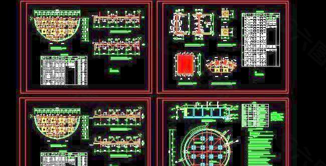 某蓄水池1200－结构建筑设计图