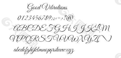 Good Vibrations 英文字体下载