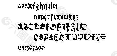 Gothic 英文字体下载