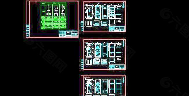 环网柜XGN66一次总装电气设计图