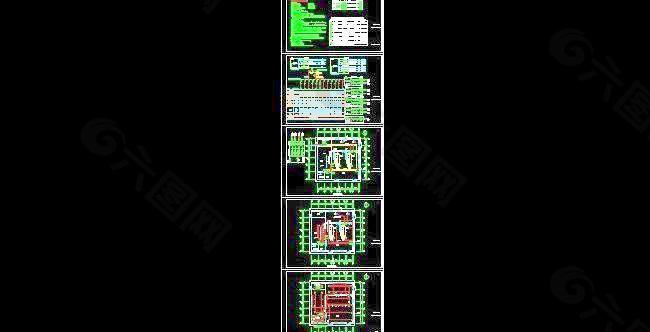 一层敬老院锅炉房砖混结构设计施工图