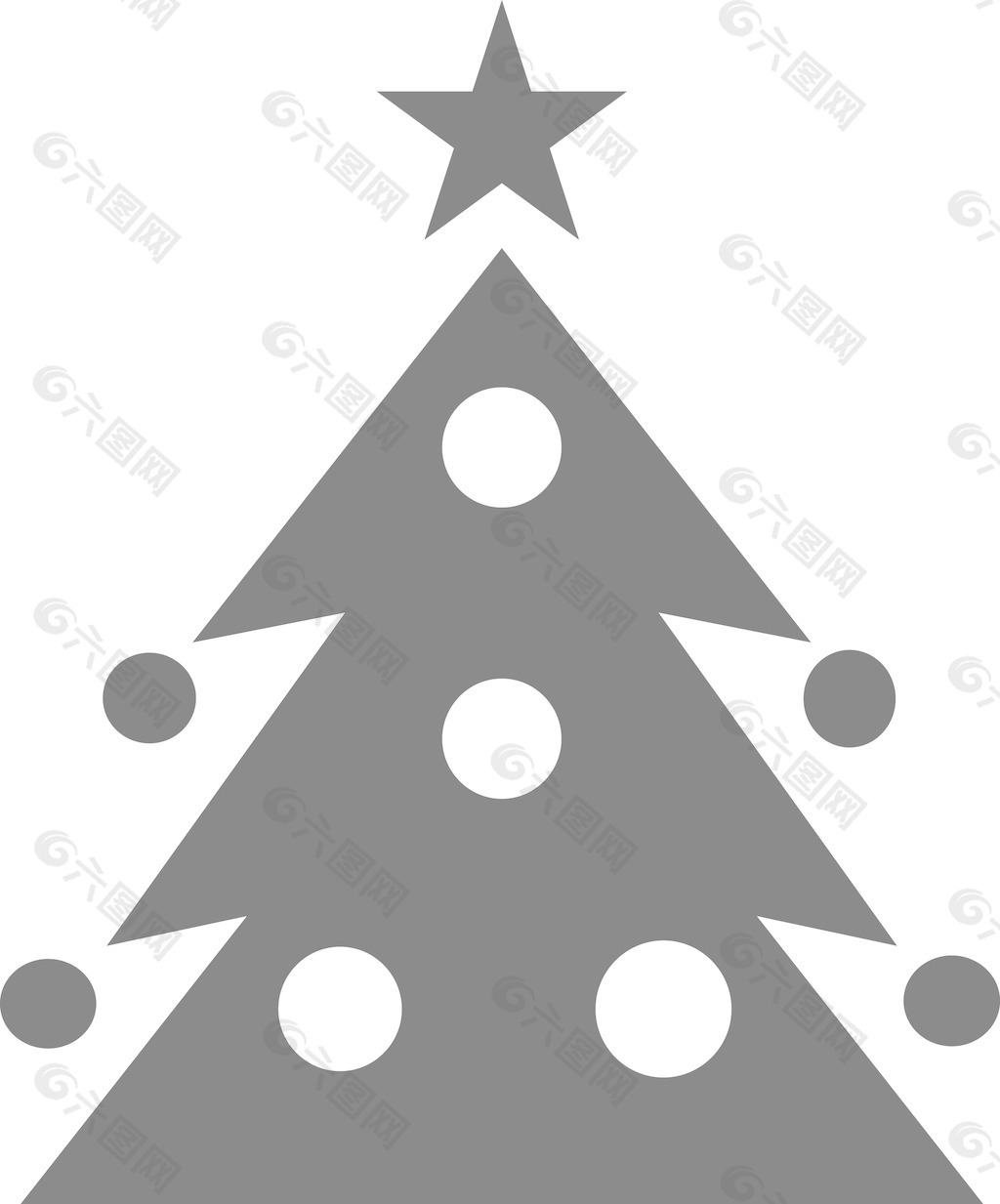 圣诞节4字形图标