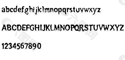 1st Sortie 数字字体