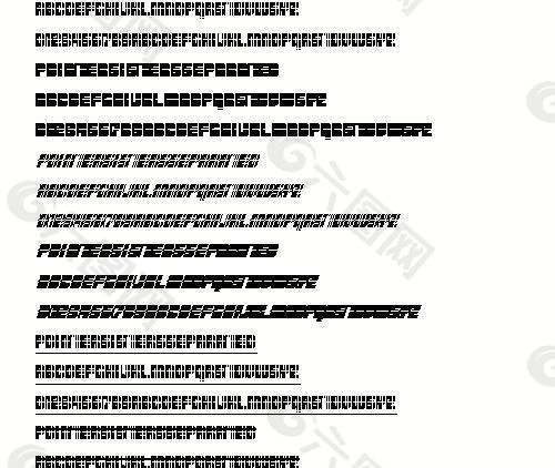 PointerSistersSeparated 希腊罗马 国家字体下载