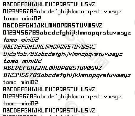 tama mini02 像素字体