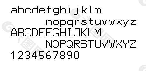 Triskweline 10 像素字体