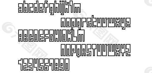 BM utopia A23 像素字体