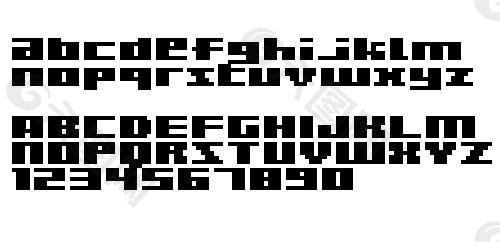 BM rizer A6 像素字体