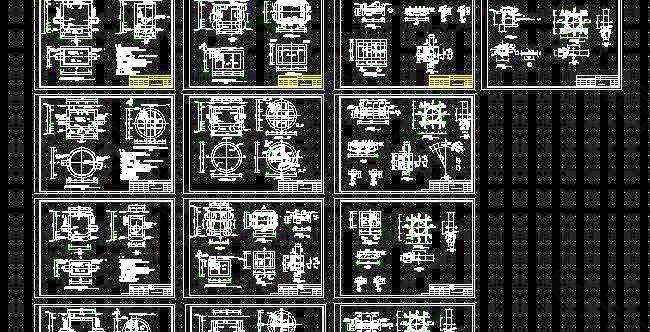 全套市政顶管沉井工程详图