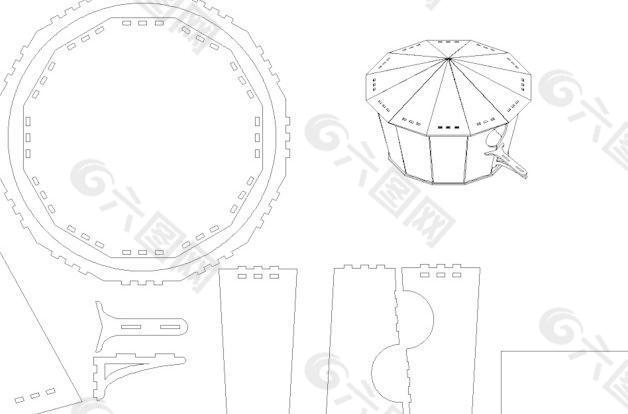 2v0 lasercut鸟屋