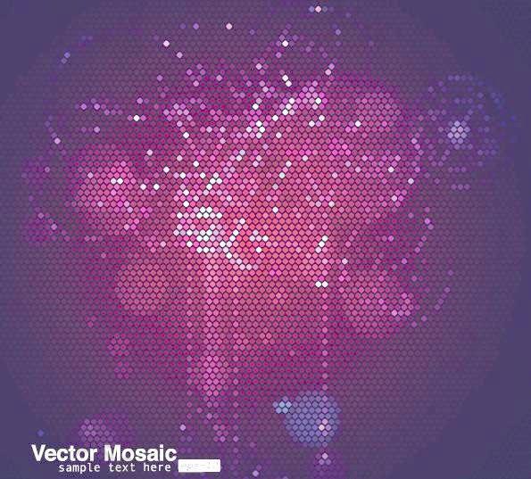 马赛克星光背景矢量素材5素材免费下载 图片编号 2251372 六图网