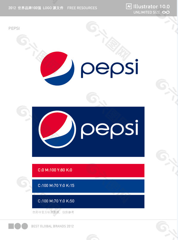 百事可乐logo