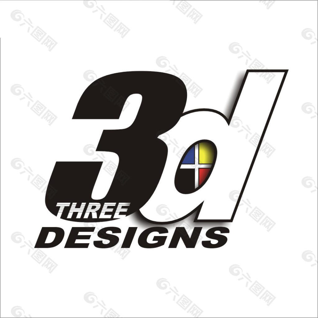 3D矢量logo