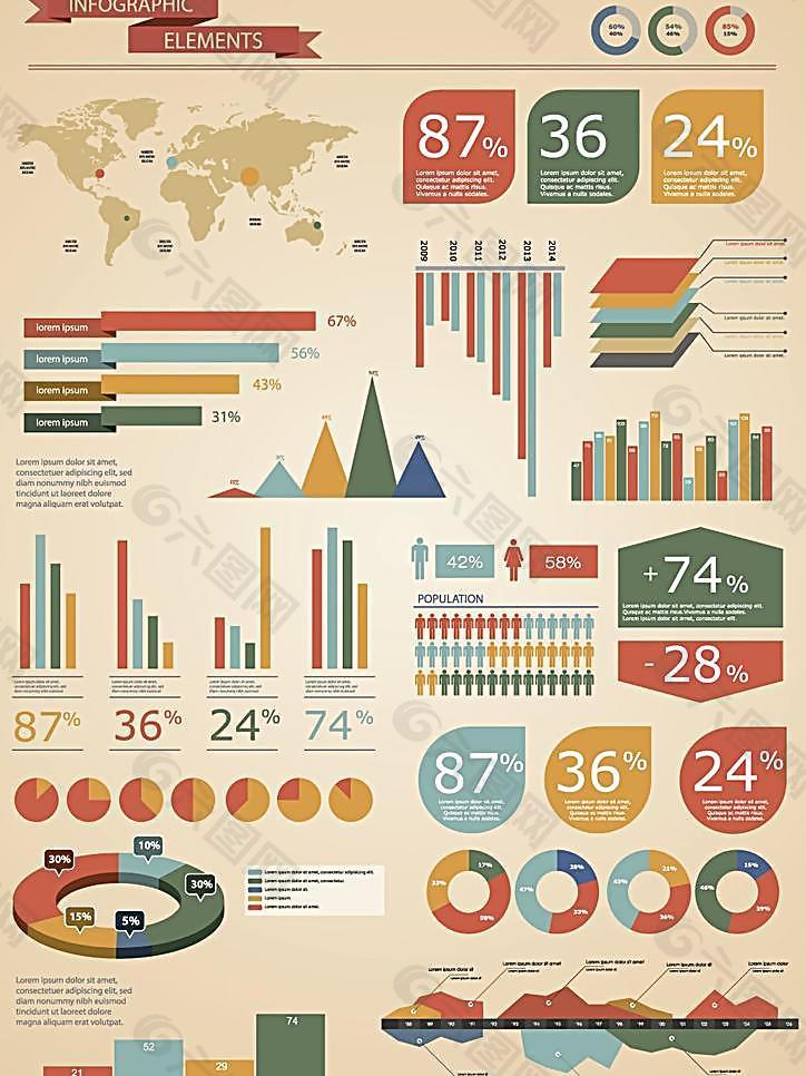 統計圖表圖片設計元素素材免費下載(圖片編號:2293028)-六圖網