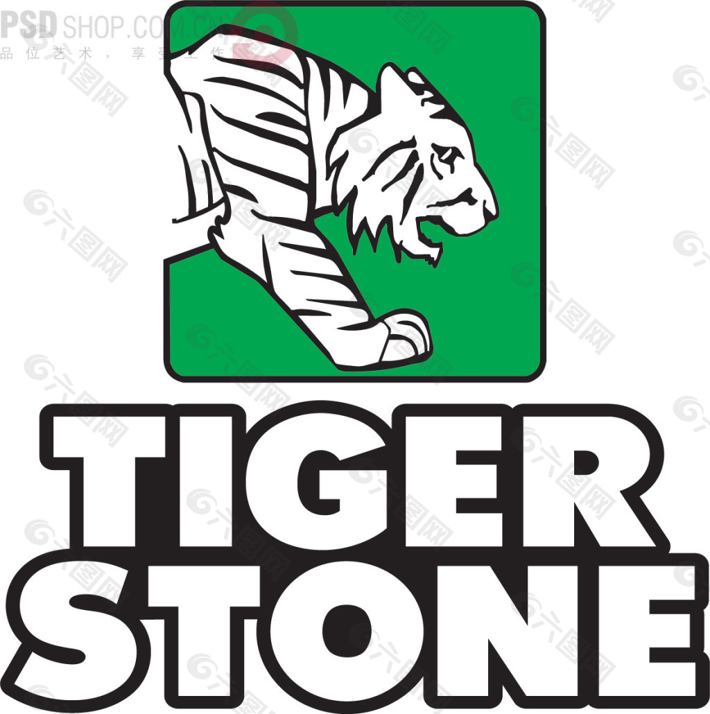 老虎logo 简易图片
