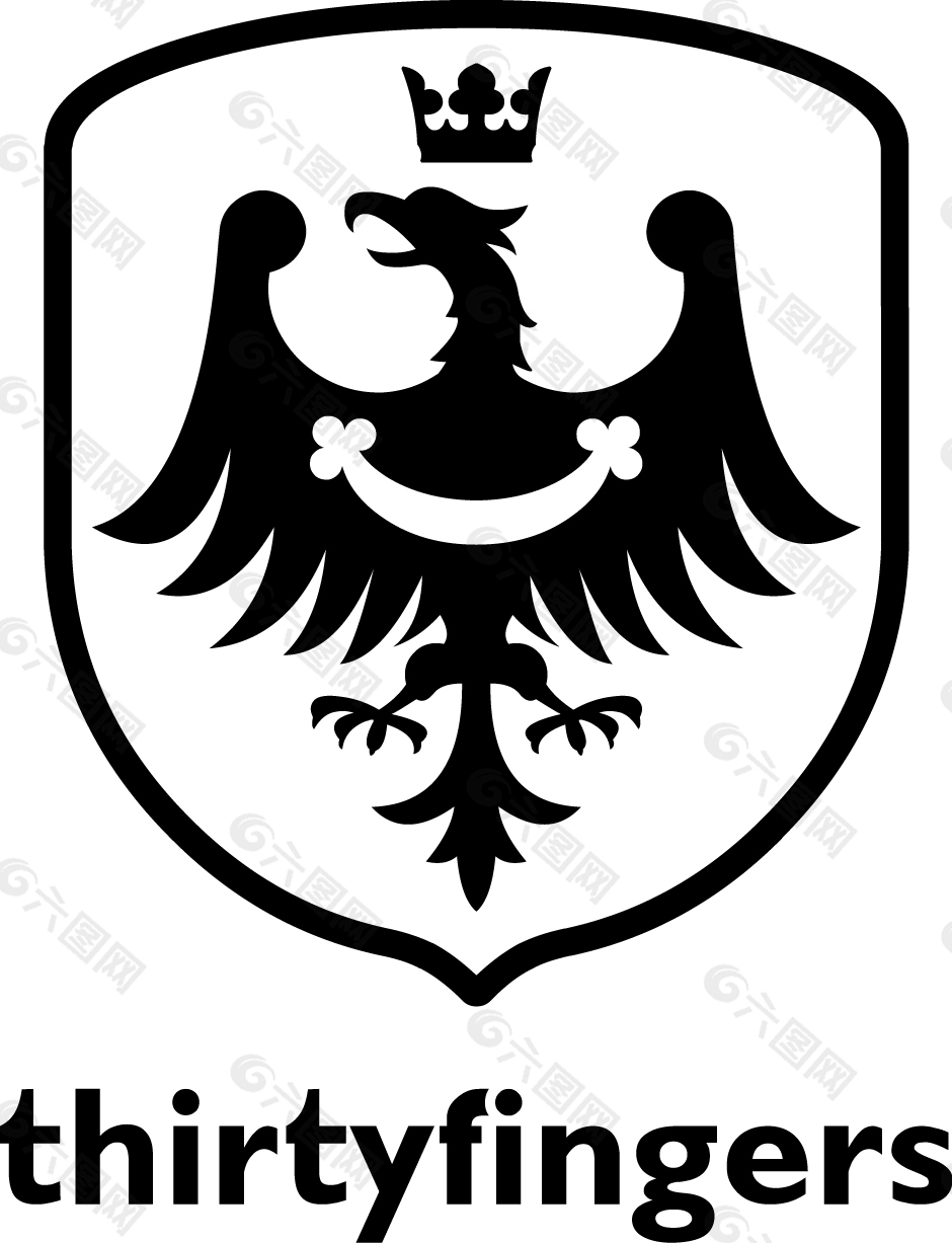 老鹰图像矢量logo