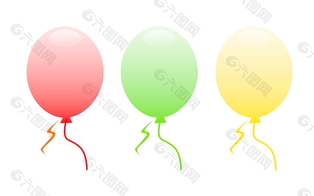 三个气球
