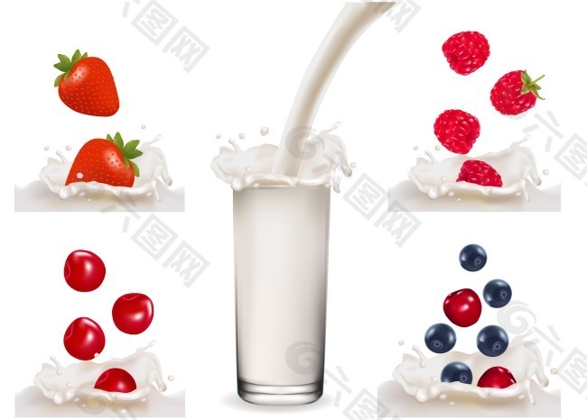 牛奶水果系列