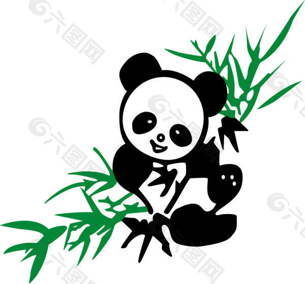 熊猫 国宝矢量素材