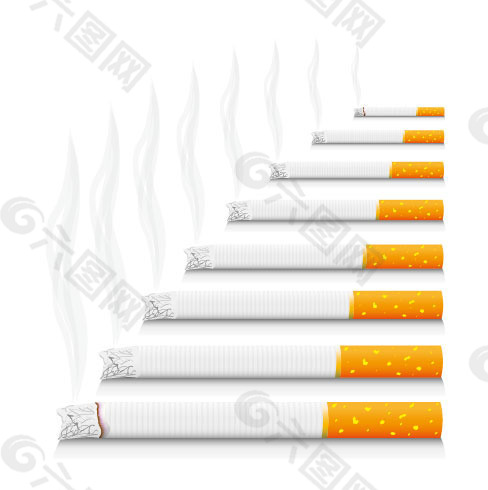 矢量香烟素材图片