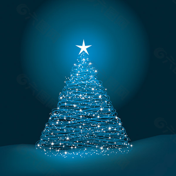 闪光的圣诞树